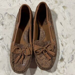 BOC Elegant Brown Moccasins with Tassel Detail